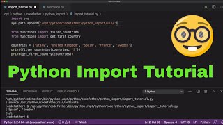 How to Import a Python Function from Another File [upl. by Leirol]