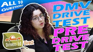 DMV Driving Test PreDrive Test Questions  California Drivers License Exam [upl. by Zins]