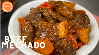 Beef Mechado Recipe  Beef Stew  Mechadong Baka  Easy to Follow Recipe [upl. by Krysta]