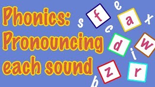 English Letter Pronunciation  Phonics [upl. by Meras827]