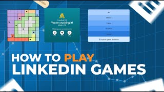 How to play LinkedIn games [upl. by Zildjian773]