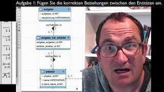 ERDiagramme 3 Übungen zum Mitmachen mit Lösungen [upl. by Neelrad882]