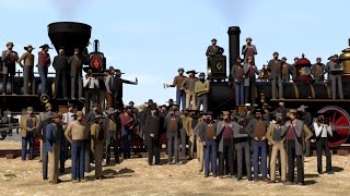 The Promontory Odyssey  Finishing the First Transcontinental Railroad [upl. by Ayisan]