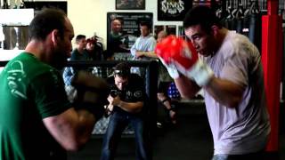 Werdum VS Wanderlei sparring [upl. by Ynelram341]