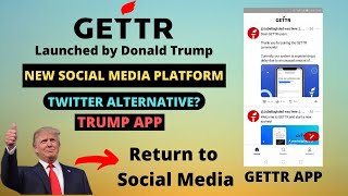 GETTR  Gettr App  Gettr Social Media Platform  Trump App  Gettr Trump [upl. by Malvia948]