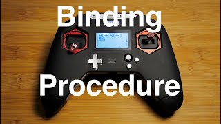 FrSKy Taranis XLite Binding Procedure [upl. by Allebasi]