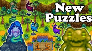 Ginger Island Puzzles  Stardew Valley 15 Update [upl. by Monjo]