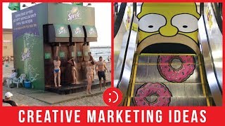 47 Creative Marketing and Guerilla Marketing Ideas Slideshow [upl. by Micheline]