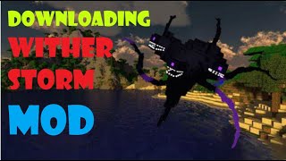 How To Download Wither Storm Mod In Minecraft Bedrock Edition [upl. by Primavera864]