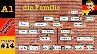 die Familie Stammbaum  Beginner German with Herr Antrim 14 [upl. by Deeraf]