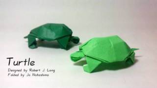 Origami Turtle Robert J Lang [upl. by Ellehsram]