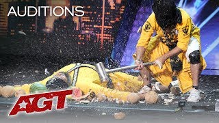 This Danger Act From India Will SCARE You With A SMASH  Americas Got Talent 2019 [upl. by Abigale792]