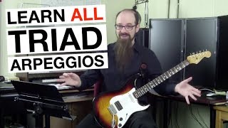 How To Learn All The Arpeggios On Your Guitar [upl. by Snevets]