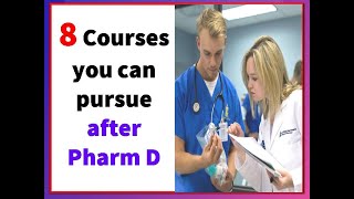 8 Interesting Courses after Pharm D pharmd pharmacist [upl. by Namie167]