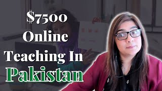 How to Make 7500 With Online Teaching In Pakistan  Nosheen Khan onlineearning [upl. by Stinky]