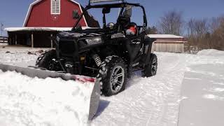 Kimpex ClickNGo  The best ATVUTV snow plow [upl. by Manwell]