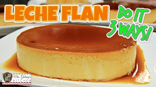 LECHE FLAN 3 WAYS MrsGalangs Kitchen S9 Ep11 [upl. by Lorene]