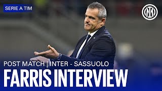 INTER 42 SASSUOLO  FARRIS INTERVIEW 🎙️⚫🔵 [upl. by Oel346]