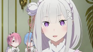 Emilia Being Cute Re Zero English Dub [upl. by Darryn44]