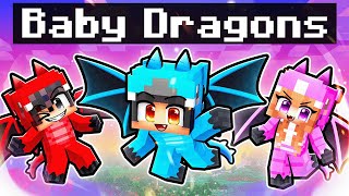 We Turned Into BABY DRAGONS In Minecraft [upl. by Clareta173]