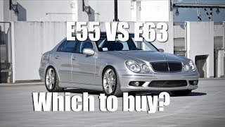 E55 VS E63 AMG W211  Which one to buy 4K [upl. by Ruyam446]