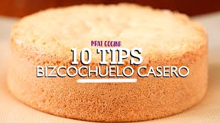 10 TIPS para hacer BIZCOCHUELO y NO FALLAR [upl. by Ortrud]