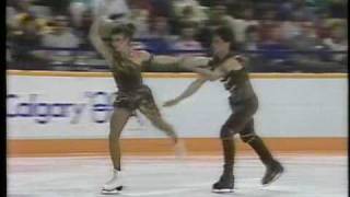 Duchesnay amp Duchesnay FRA  1988 Calgary Ice Dancing Free Dance US ABC [upl. by Nehemiah354]