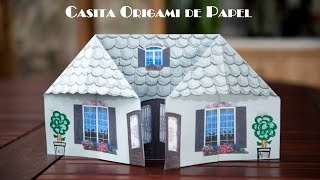 Casita Origami de Papel Facilísima Para Jugar [upl. by Eerhs]