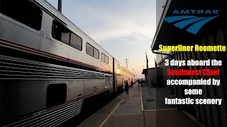 Amtrak Southwest Chief Superliner Roomette Review Chicago to Los Angeles [upl. by Laval]