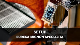 Eureka Mignon Specialita Espresso Grinder Setup [upl. by Sallyann]