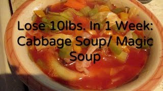 CHICKEN CABBAGE SOUP WEIGHT LOSS  lose 10 lbs in 1 week [upl. by Salaidh760]