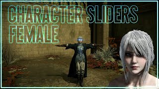 Elden Ring Female Character Creation Sliders [upl. by Edwyna]