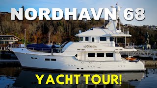 2995000 YACHT TOUR Nordhavn 68 quotHokulaniquot in Seattle WA MV FREEDOM [upl. by Lindo222]