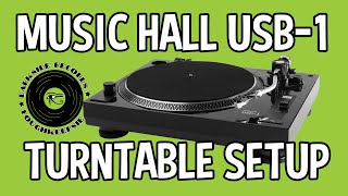 Music Hall USB1 Turntable Setup [upl. by Dietrich]