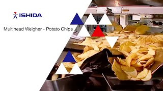 Ishida Multihead Weigher Application Potato Chips and Extruded Snacks [upl. by Anaitsirc704]