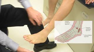 Anterior Drawer  Ankle ATFL [upl. by Funda]