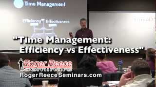 Time Management Efficiency vs Effectiveness [upl. by Ettennod]