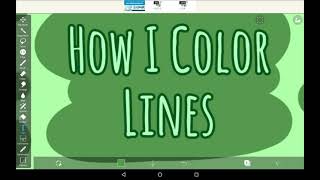 How I Color Lines  Ibis Paint X Tutorial For Beginners [upl. by Marcoux353]