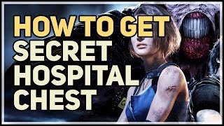 How to get secret Hospital Courtyard Chest Resident Evil 3 Remake [upl. by Yetac534]