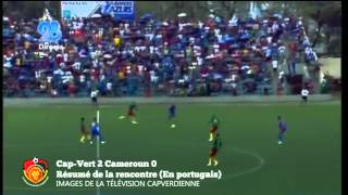 Eliminatoires CAN2013  CapVert 2 Cameroun 0 [upl. by Ydennek399]