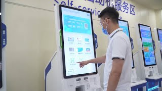 Smart technologies transform hospital in Chinas Zhejiang [upl. by Kciwdahc164]