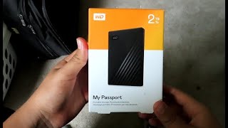 WD My Passport 2TB Unboxing and Installation Guide Full Review [upl. by Nellaf450]