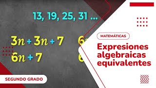 11 Expresiones algebraicas equivalentes [upl. by Torre]