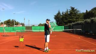 Improve Your Tennis Slice Serve With This Feel Drill [upl. by Corabel]