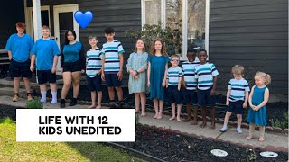 LIFE WITH 12 KIDS UNEDITED [upl. by Natehc]