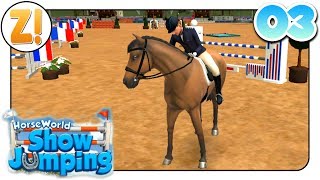 HorseWorld Springreiten Super schwerer Wassergraben 😯😲😵 3  Lets Play DEUTSCH [upl. by Nnauol334]