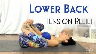 Yoga Stretches for Lower Back Tension [upl. by Holmen]