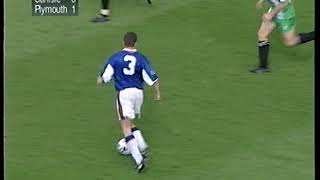 Carlisle United V Plymouth Argyle 8599 Division 3 Jimmy Glass [upl. by Ecyor179]