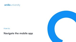 How to navigate the Amilia mobile app [upl. by Deckert167]