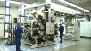 Flexo printing press APS [upl. by Kurtz]